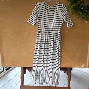 Striped MIDI Dress